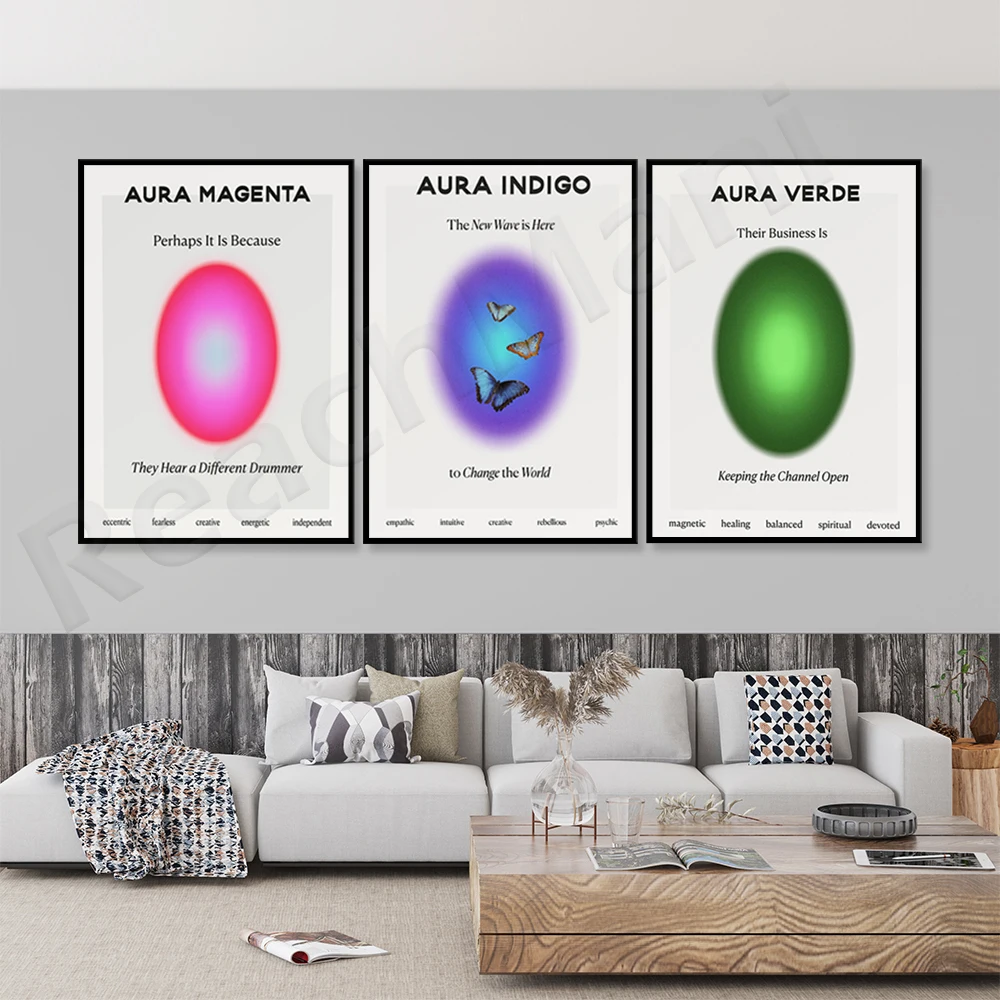 

Aura Magenta, Indigo Prints, Rebellion, Spirituality, Psychic, Healing, Concentration, Chakra Poster, Aesthetic Art Decoration P