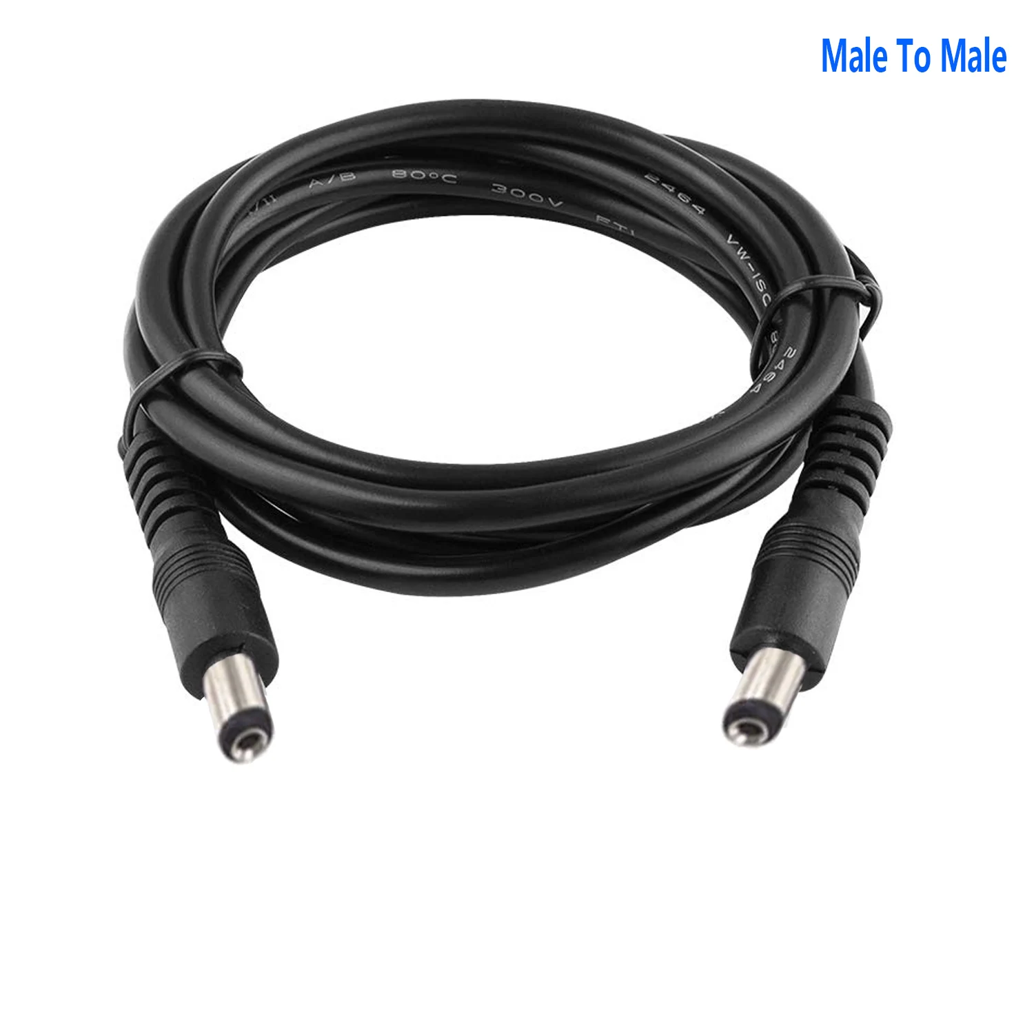DC Extension Cable Male To Male Power Connector 5.5mm x 2.1mm Plug Adapter 2M 3M 5M 10M 15M Long For LED Power CCTV Camera DVR
