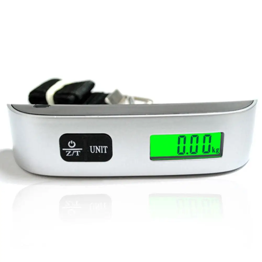 50кг/110lb весы для багажа Электронные Цифровые портативные чемоданы дорожные весит