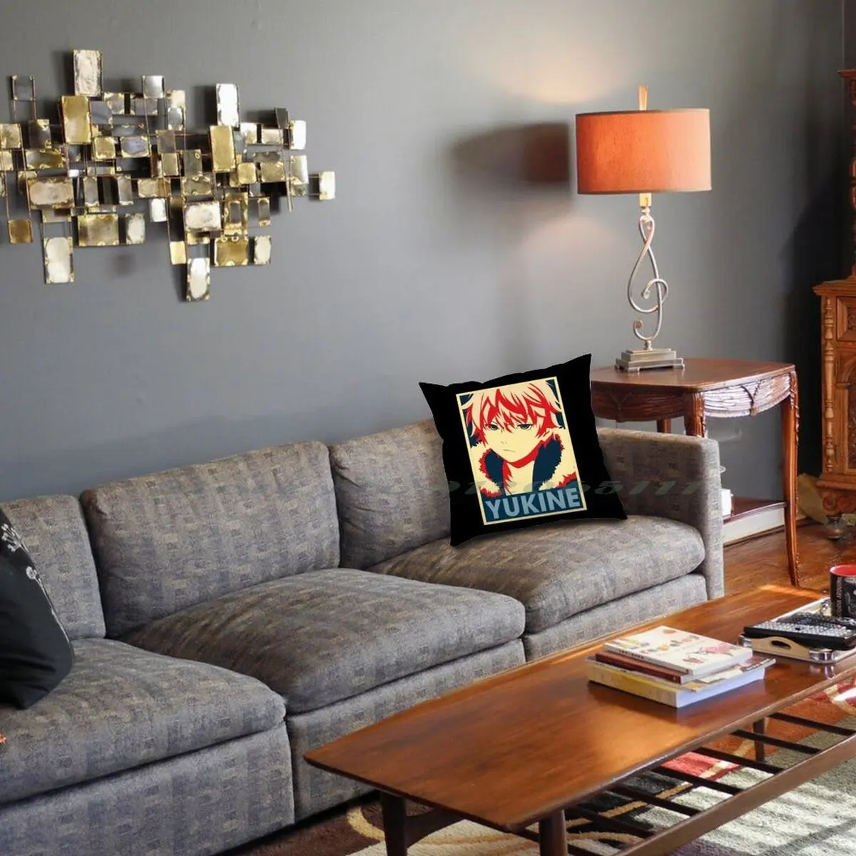 Чехол для подушки Yukine декоративная наволочка из хлопка и льна с рисунком