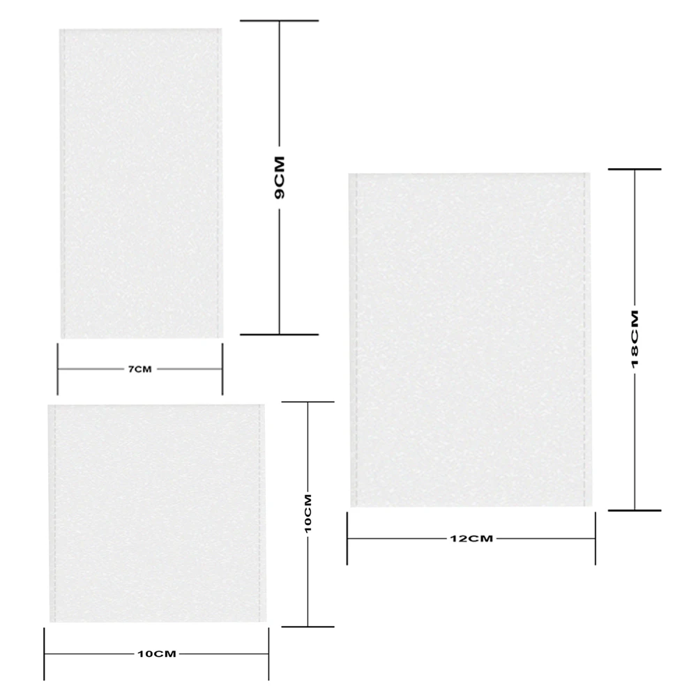 

100pcs 3 Size Non-Woven Nursery Bags, Biodegradable Plant Grow Pouch for Seedling Pots Garden Supply