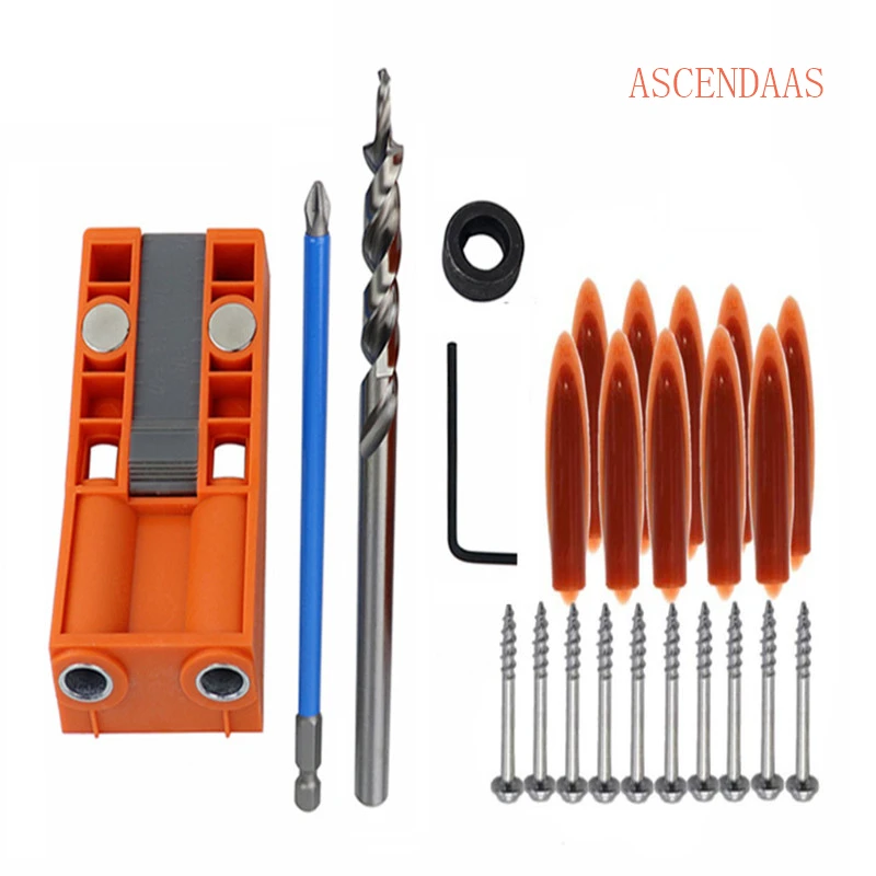 2 в 1 деревообрабатывающее сверлильное отверстие ABS пластик клонированный