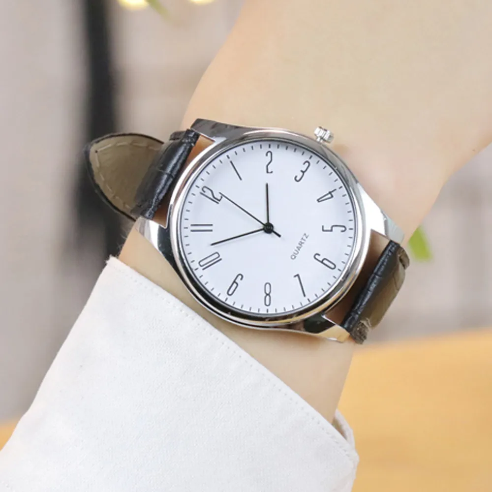 

Sport Men Simple Business Fashion Watches Mens Leather Band Strap Quartz Wrist Watch relojes hombre 2021 modernos zegarek meski