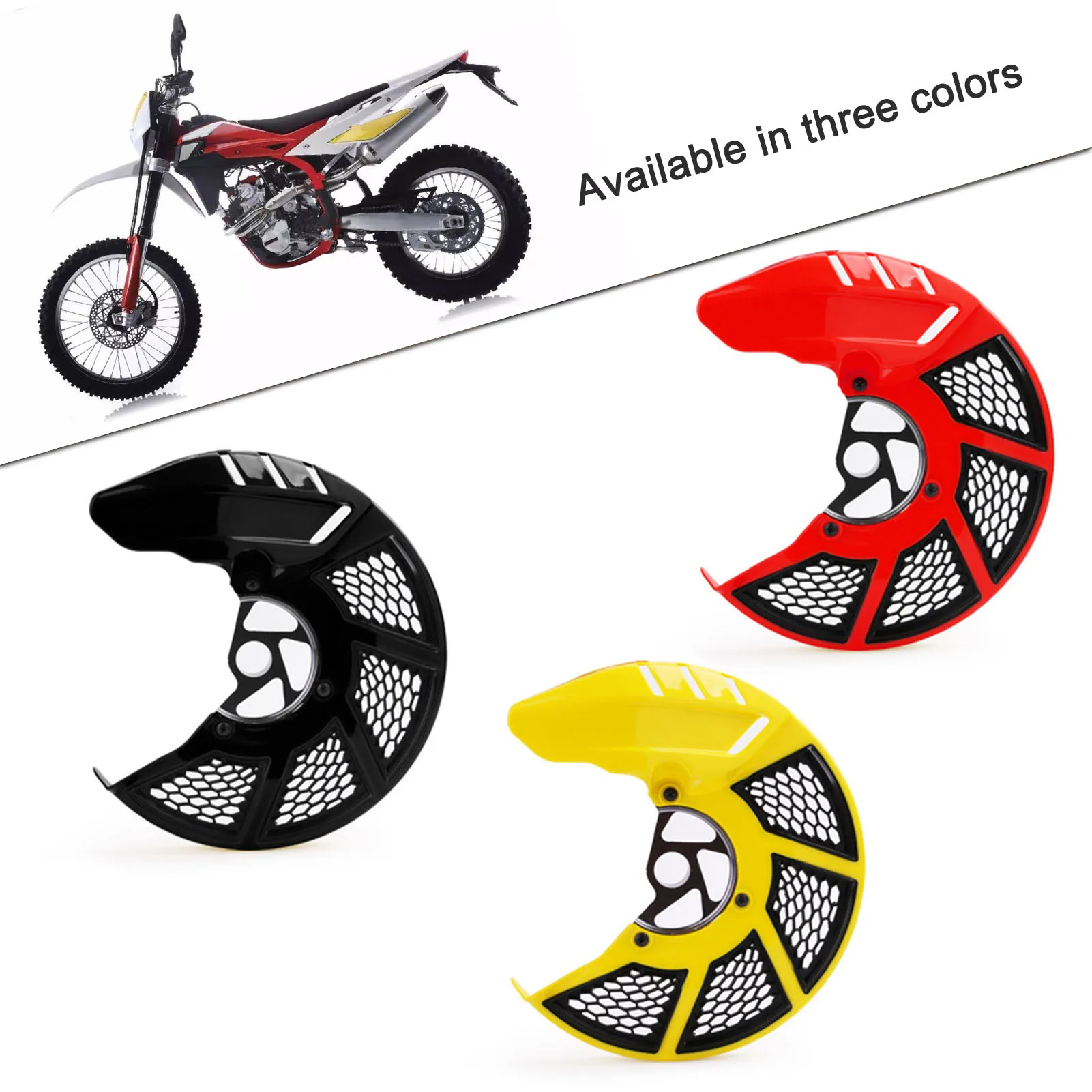 

Motorcycle Front Brake Guard Cover Brake Disc Cover Protection Replacement for HONDA CR125R,CRF250R,CRF450R,SX,SXF,XC