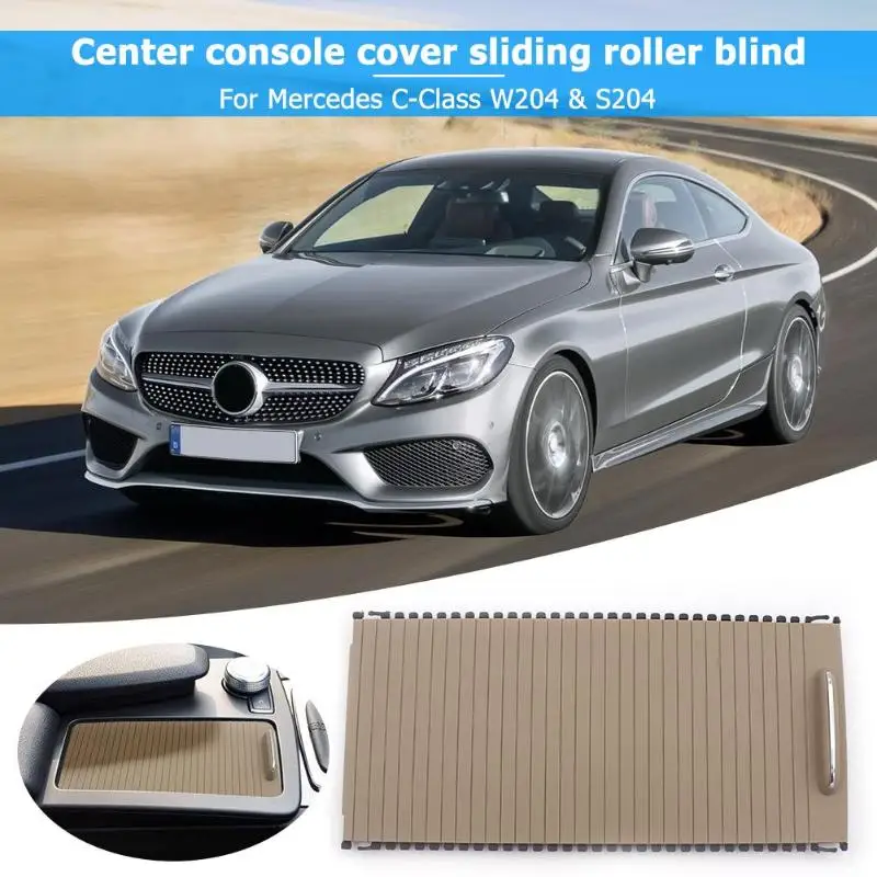 

Car Interior Accessories Stowing Tidying Center Console Cover Slide Roller Blind for C Class W204 S204 E CLass W212 S212