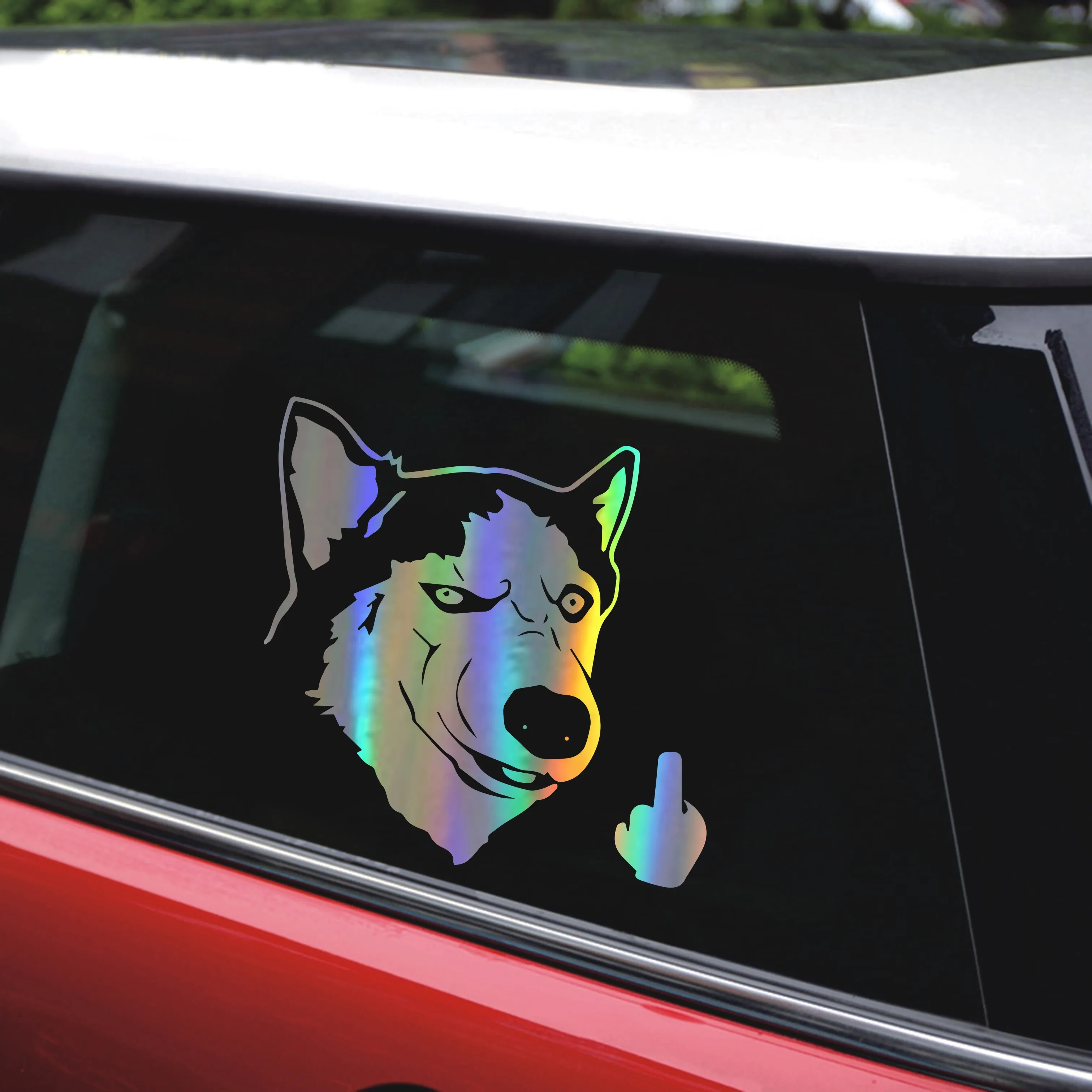 Виниловые наклейки на бампер автомобиля средний палец | Автомобили и мотоциклы