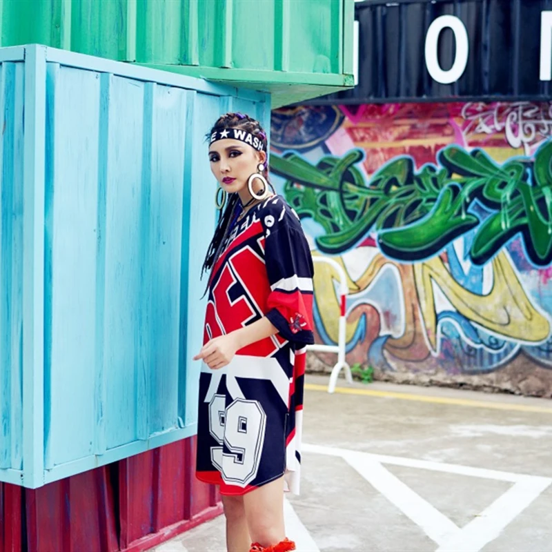 Новая футболка женская одежда 2019 с круглым вырезом Топы в стиле хип-хоп женские