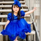 Платья для маленьких девочек LZH, новинка 2021, платье для девочек на свадьбу и вечерние с цветами для детей, официальное вечернее платье для выпускного вечера, платье принцессы, детская одежда