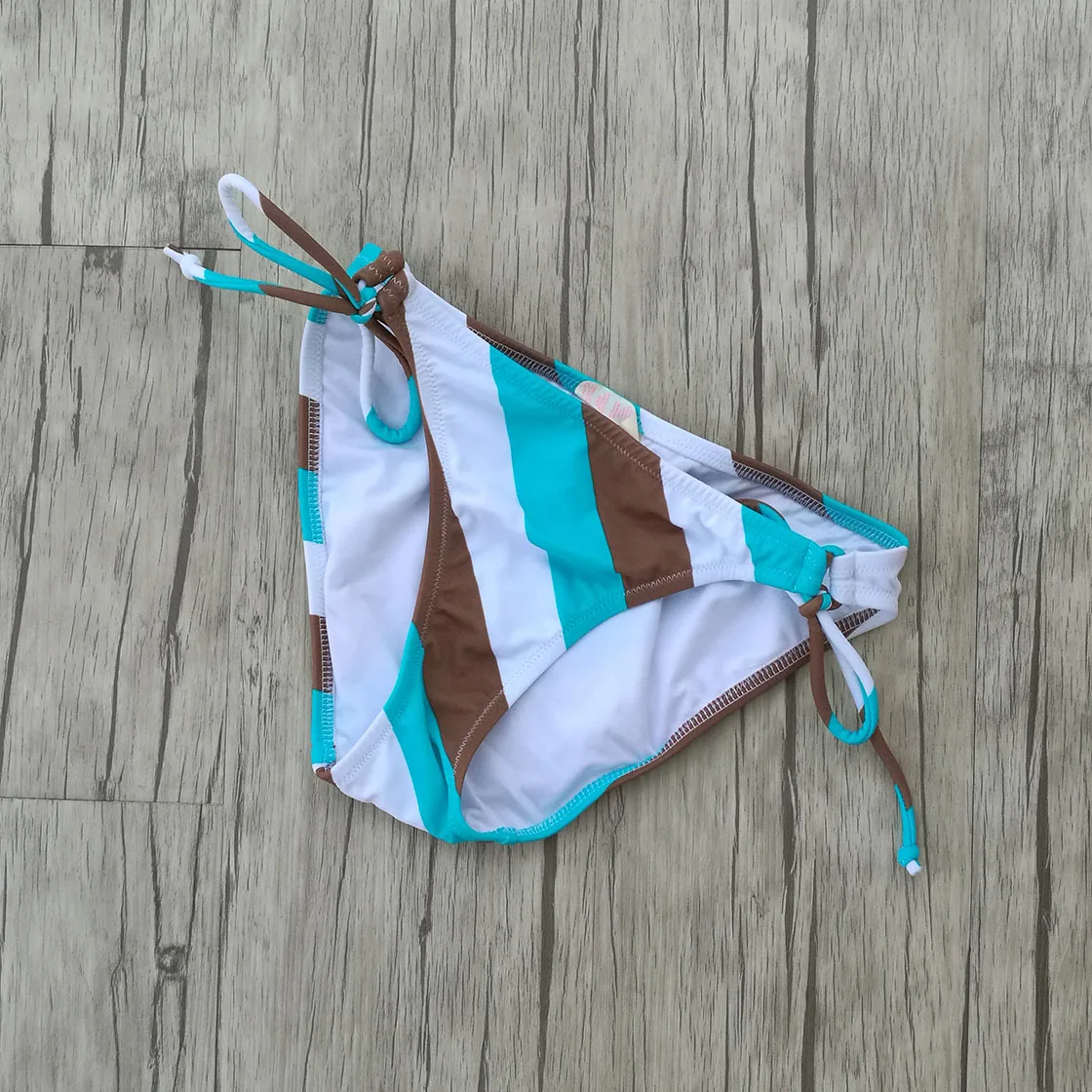 Женщина в Бикини Боттом Одежда заплыва Мужские Шорты для купания костюм spriped