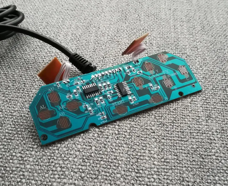 Высококачественный Черный проводной игровой контроллер для SEGA Saturn SS консоль