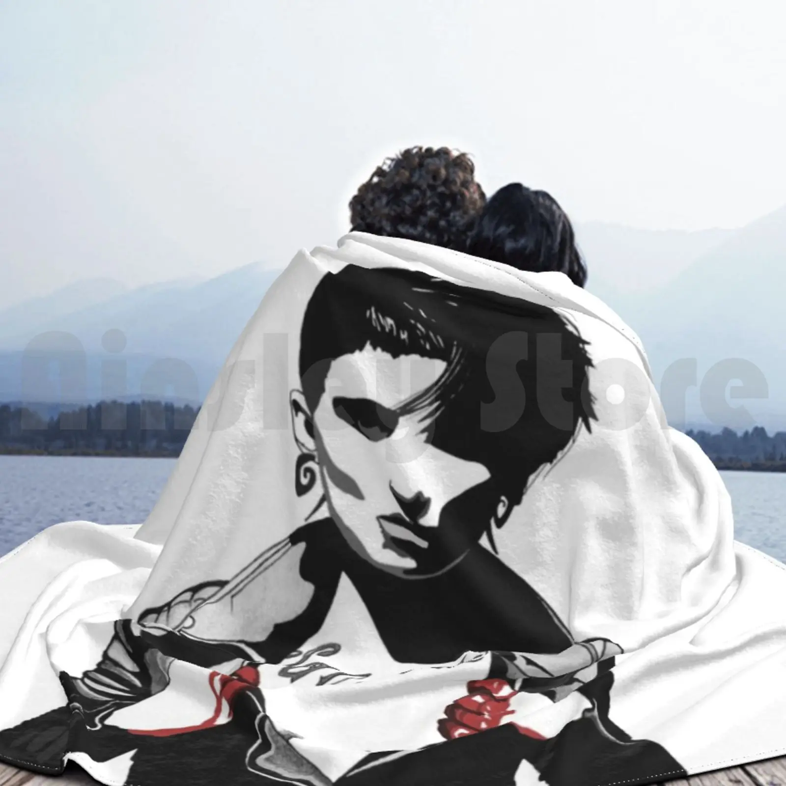 Модное одеяло Lisbeth Salander на заказ тату девушки с драконом портрет Mara чернила для