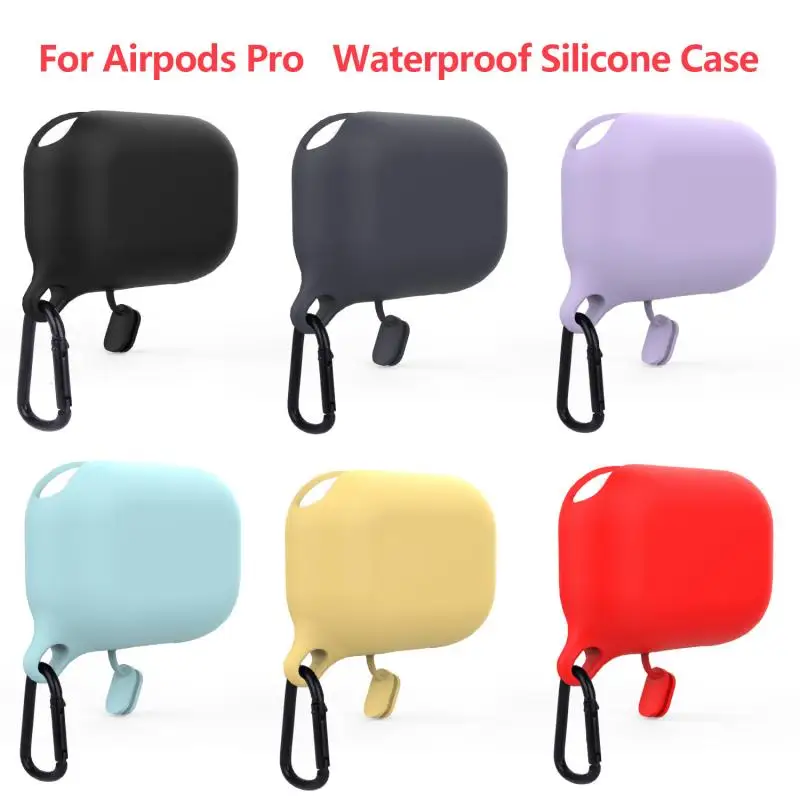 Силиконовый чехол для Airpods Pro беспроводной с Bluetooth Apple наушников Air Pods 3 чехлы |