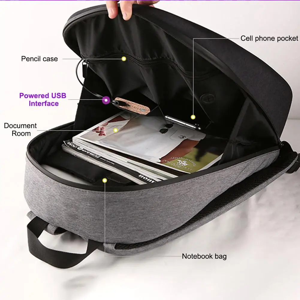 Рюкзак унисекс со светодиодным дисплеем умный водонепроницаемый рюкзак с Wi Fi для