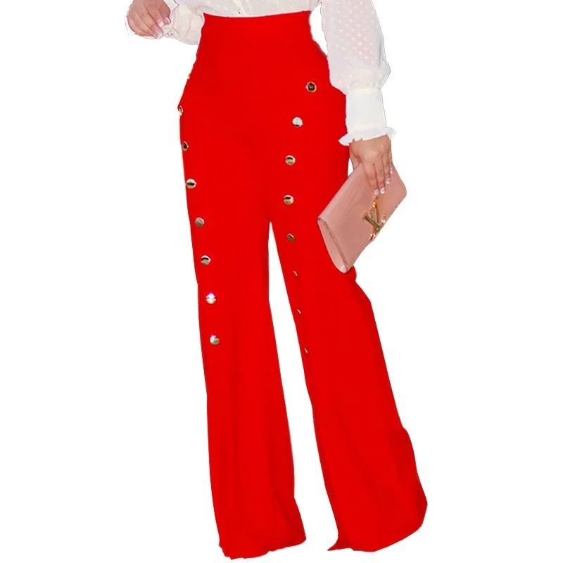 Pantalon Mujer распродажа широкие брюки Vadim зимние европейские и американские с высокой