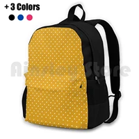 dotted mustard outdoor hiking backpack riding climbing sports bag decorative bedroom living wall wall framed art cases phone