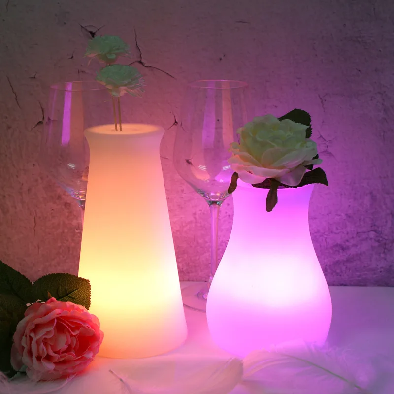 WiFi Smart APP Control RGB LED Table Lamp Restaurant Coffee Bar Dining Room Vase Ambient Night Light Work With Alexa Google Home | Освещение