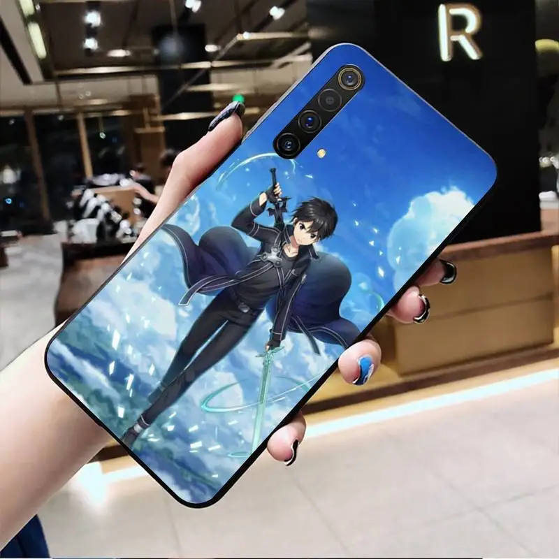HUAGETOP горячий меч искусство онлайн SAO Аниме Манга чехол для телефона OPPO Realme 6 Pro 3 5 C2