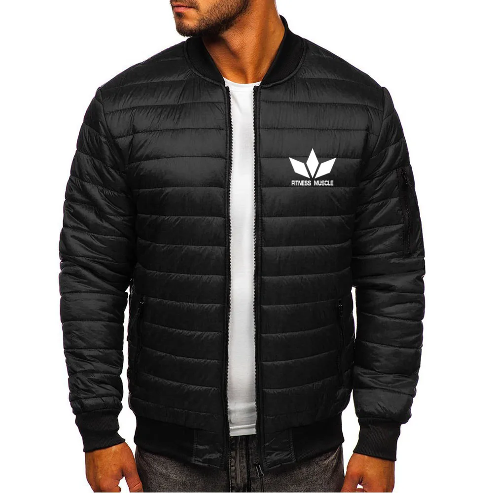 

Men's running clothes, sportswear, long sleeve fitness clothes, zipper cotton coat, thin March sweater