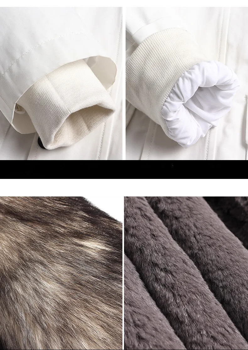 

winter coat, Men's sheepskin coat, man's wolf skin neck coat, coat