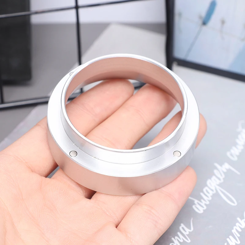 

1pcs 51mm Stainless Steel Intelligent Dosing Ring Brewing Bowl Coffee Powder For Espresso Barista Funnel Portafilter