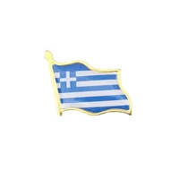 greece flag brooches badge enamel pins lapel brooch backpackhattieschool bag decoration