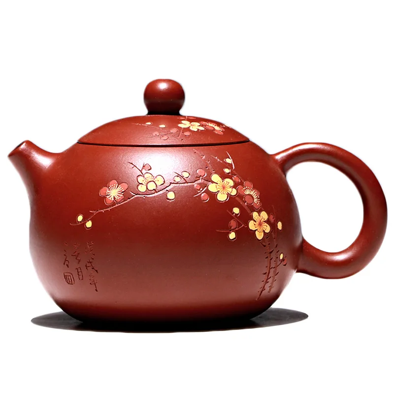 

TaoYuan yixing recommended pure manual teapot household ceramic tea-pot dahongpao plum xi shi pot