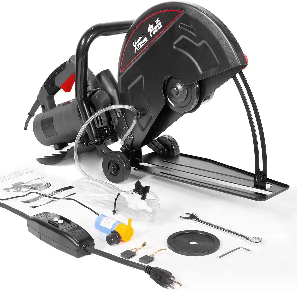 

Циркулярная Пила XtremepowerUS электрическая, 2800 Вт, 14 дюймов, для сухого/влажного бетона