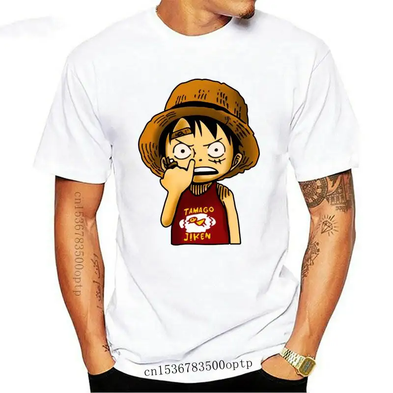 

Japanese 100% Cotton Adult Summer 2019 Anime One Piece T Shirt Men Casual Fitness Cartoon Luffy funny T Shirts ulzzang homme