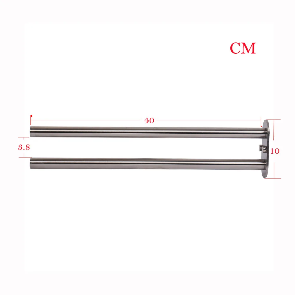 

ZUNTO Double Arm Towel Holder 304 Stainless Steel Towel Bar Rail Wall Kitchen Hanger Shelf For Towels 2019 Bathroom Towel Rack