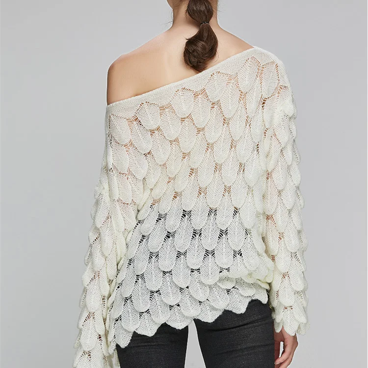 Adohon элегантный женский свитер 2019 Повседневный модный свободный свитера и