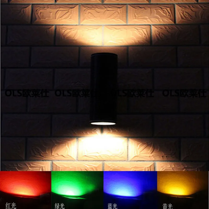 

6W 10W 36W Porch Garden Waterproof Home Lighting Outdoor Black Down Outdoor Wall Lamp WY815