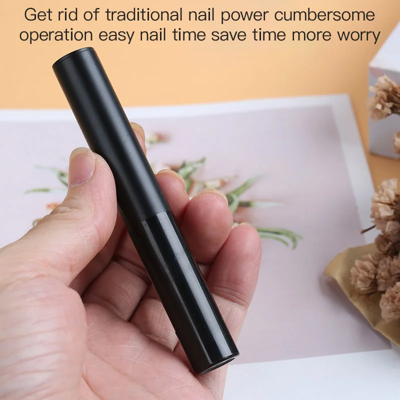 8 цветов Блестящий карандаш для ногтей Подушка волшебное зеркало Мел твердый