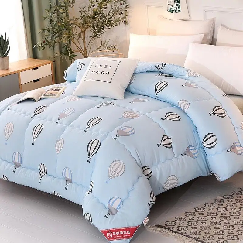 Милый Мультфильм Зима утолщаются одеяла постельное белье весна и осень спальня