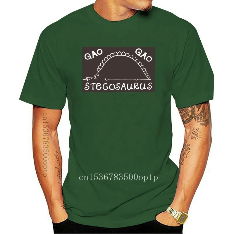 

Футболка унисекс, с коротким рукавом, Gao Stegosaurus, для мужчин и женщин