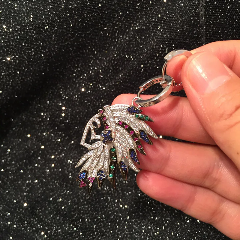 Серьги в стиле хип хоп новый осенний креативный дизайн шефа индийского Аватара