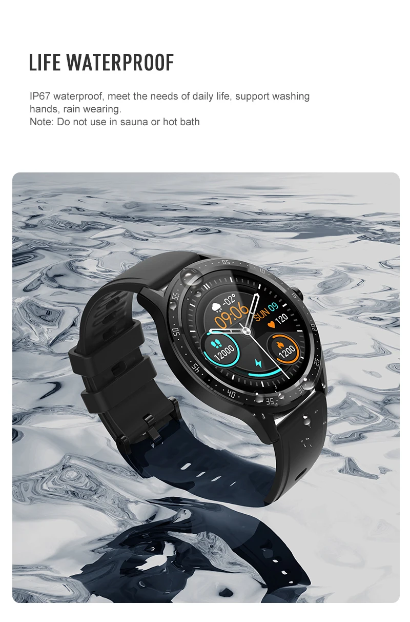 

2021 Smart Watch Bracelet Men Full Touch Fitness Tracker Sport Band IP67 Waterproof Women Smartwatch For Ios Android Xiaomi
