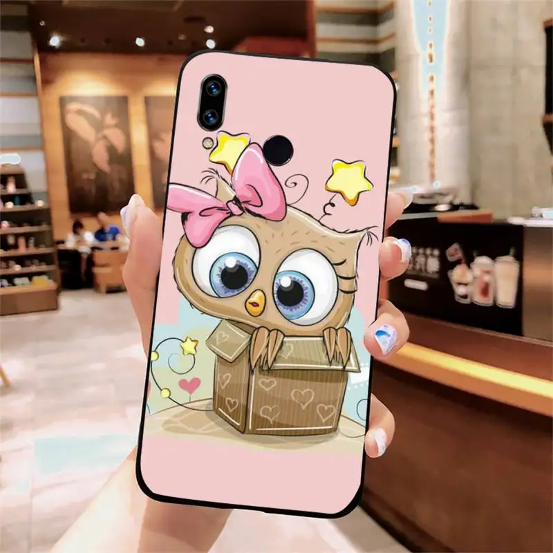 

Baby Cute Owl animal Phone Case For Xiaomi Redmi note 7 8 9 t max3 s 10 pro lite