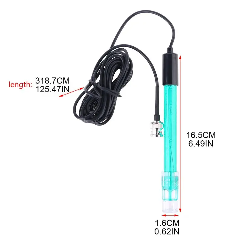 Фото ORP Redox Electrode Combination BNC Type Connector Replacement Probe for Tester Meter 14cm Long 1.2cm Diameter 300cm Extra Инструменты ORP Redox Electrode Combination BNC Type Connector Replacement Probe for Tester Meter 14cm Long 1.2cm Diameter 300cm Extra Инструменты