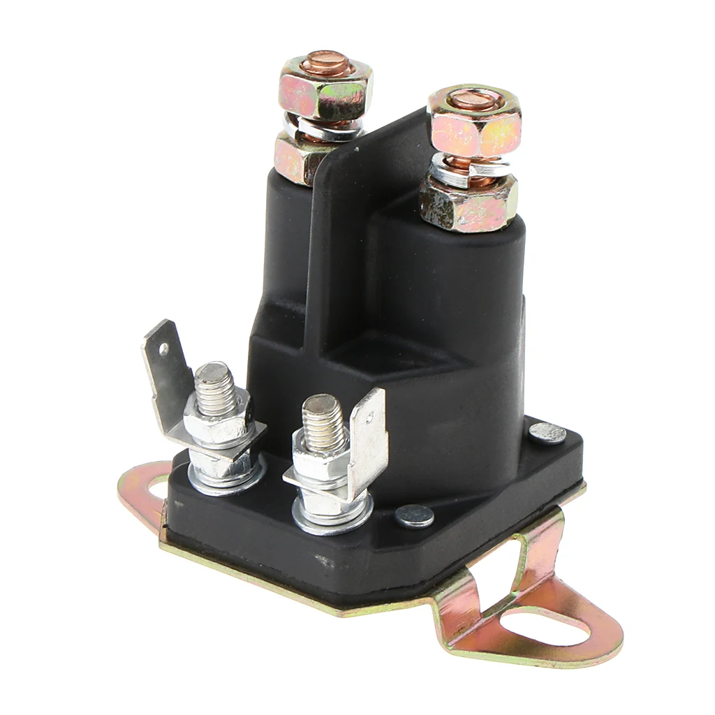 

Portable Metal Motorcycle Solenoid Starter Relay for Electronic Applications Practical Replacement Part 3 x 2 x 2.6inch