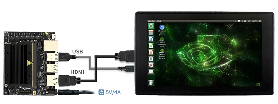 Waveshare 7 дюймовый HDMI ЖК-дисплей(H)+ чехол, 1024x600, ips, емкостный сенсорный экран ЖК-дисплей, поддержка WIN10 IOT, Win 10/8. 1/8/7, Raspberry Pi, Banana Pi и т. д