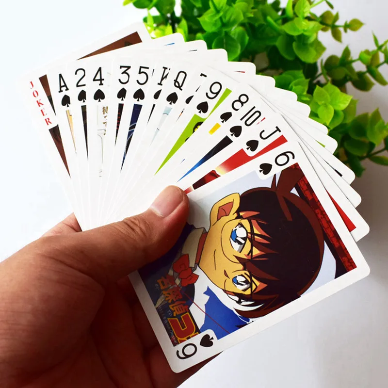 Аниме Детектив Конан Kaito покер карты игрушка Косплэй Настольная игра игральные