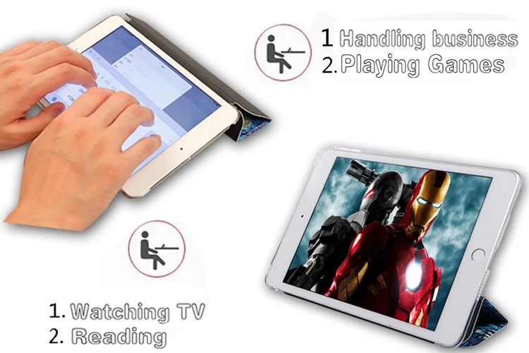 Чехол для Samusng Galaxy Tab A() SM-T280 T285 7,0 SM-T580 T585 10," чехол для планшета кожаный смарт-чехол для сна