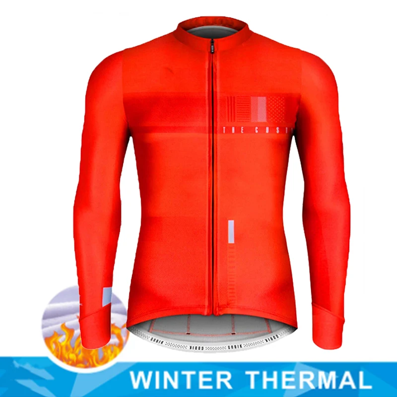 

2021 Winter Fleece Thermal Cycling Clothing Spain Pro Team Long Sleeve Cycling Jersey Ropa Ciclismo Outdoor Riding Bike Uniform