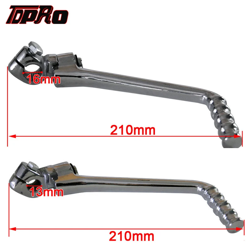 TDPRO металлический хромированный стартовый рычаг для мотоцикла 50cc 110cc 125cc CRF50 Pit Dirt