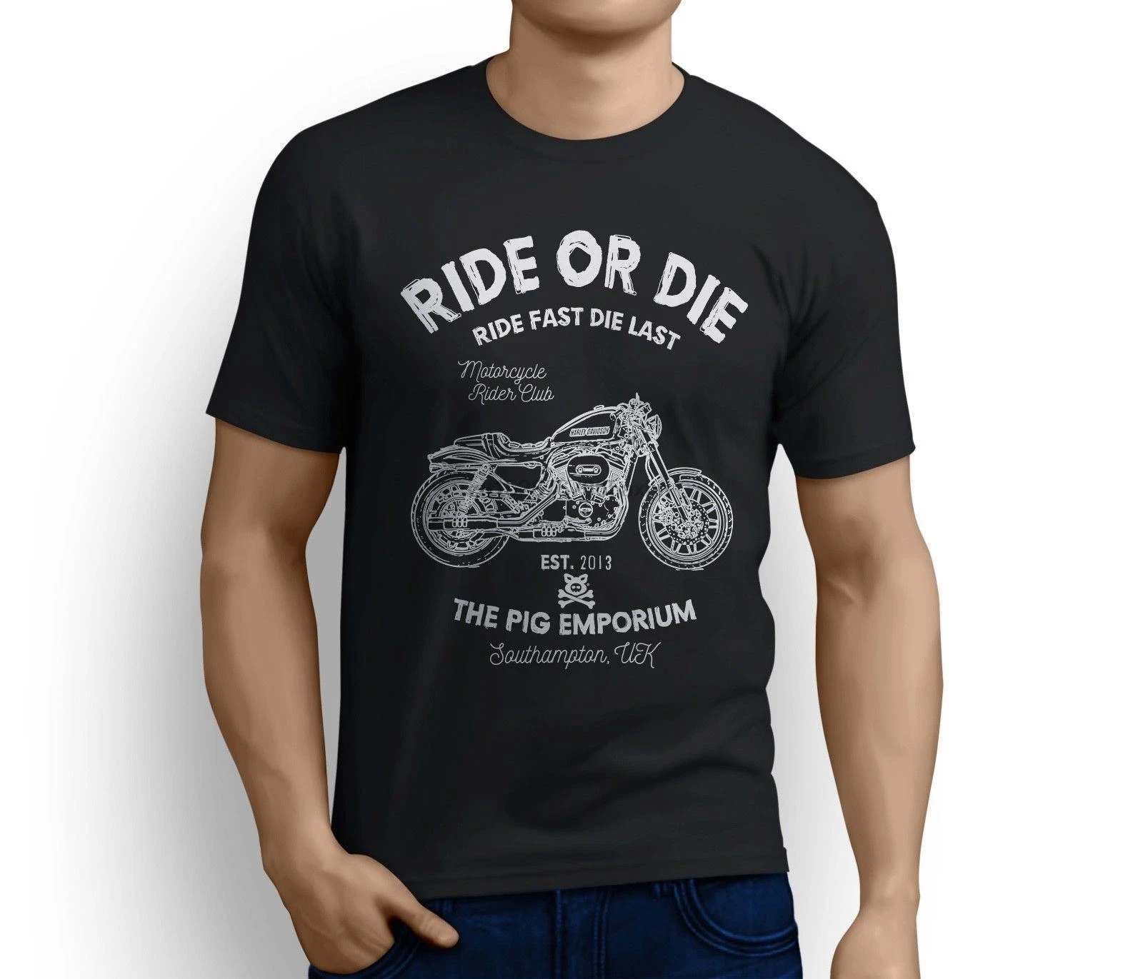 Новая мужская футболка s Мужская Летняя Повседневная ride Or Die американская