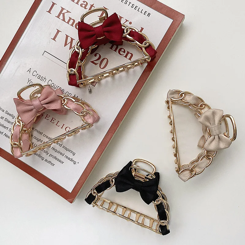 

Женские заколки-крабы из металлического сплава, Элегантные Заколки-крабы в винтажном стиле, аксессуары для волос, 2020