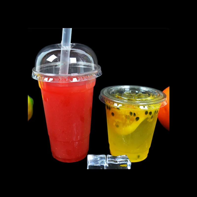 50 шт. пластиковые чашки с крышкой 220 мл|Одноразовые чашки| |