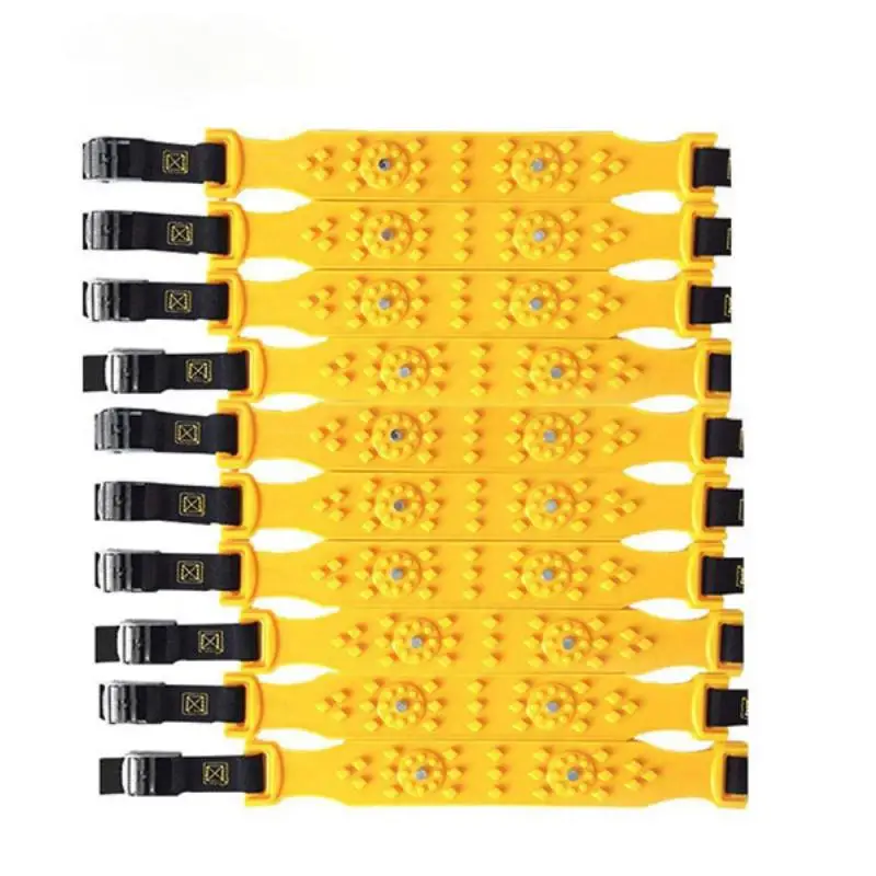 

5pcs Snow Chains Winter Car Tire Snow Adjustable Anti-skid Safety Double Snap Skid Wheel TPU Chains For Truck Car SUV