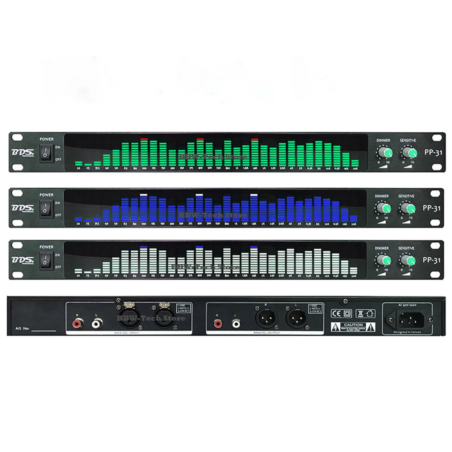 PP-31 цифровой анализатор спектра светодиодный дисплей баланс Музыка Аудио спектр