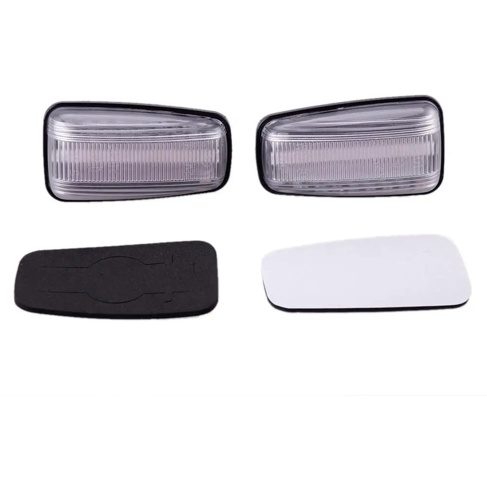 1 пара Динамический светодиодный боковой габаритный фонарь сигнальный мигалка